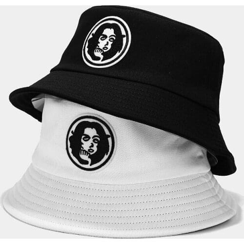 Burizzi Fashion Face Unisex Outdoors Sunscreen Bucket Hat Women Men Casual Fisherman Bob Cap New Lovely Travel Chapeau D221
