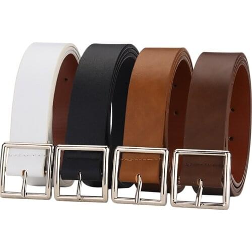 Casual Unisex Waist Belt, Women/Men Alloy Buckle Versatile Wide Belt for Pants/Dress