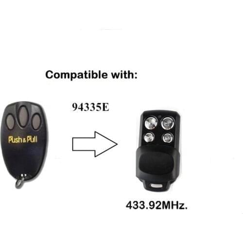 For 94330E 94333E 94334E 94335E 84335E garage door remote control replacement 433.92mhz