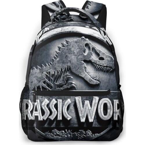 Jurassic World Backpack for Girls Boys Travel RucksackBackpacks for Teenage school bag