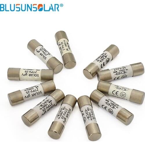 20pcs 1000V 10*38MM 12A 15A 20A Solar Pv Fuse BX0234 Solar