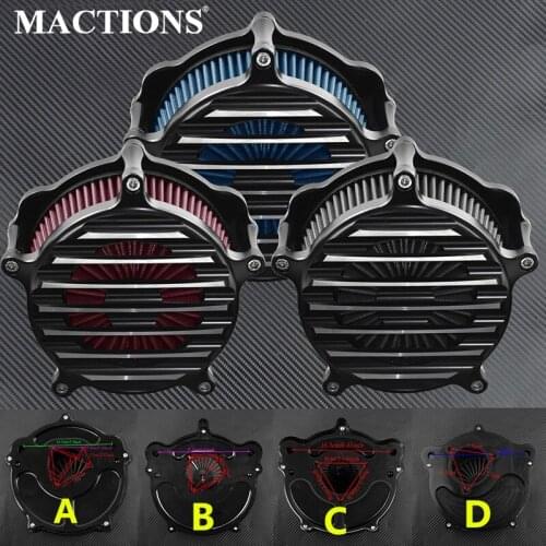 Air Filter Air Cleaner Intake Filter For Harley Touring Road Glide 08-16 Touring 2017 up Softail 2018 XL Sportster 91-17 Dyna