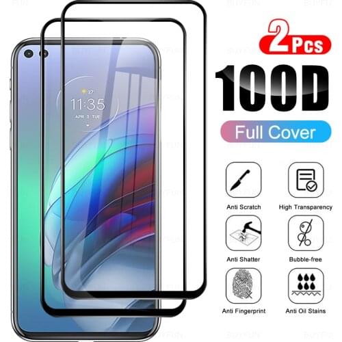2Pcs Full Cover Tempered Glass For Motorola Moto G100 Glasses Protective Glass For Rola Edge S EdgeS G 100 6.7" Protection Film