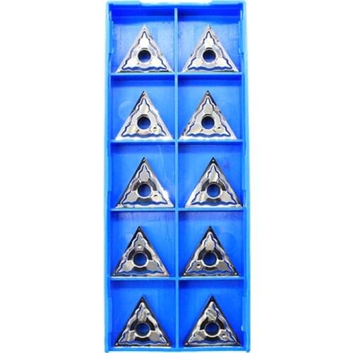 10PCS TNMG160402 HA H01 Aluminum Alloy Turning Blade Carbide CNC Lathe Tool Aluminum Alloy Wood Turning Tool