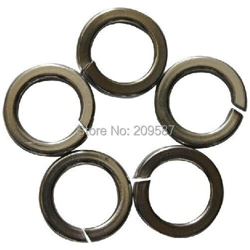 500pcs M6 304 Stainless Steel Spring Washers Split Lock Washers