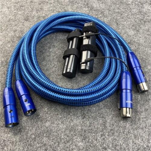 Audiophile SKY XLR Balanced Cable with 72V DBS Solid PSS Silver HiFi Audio Line