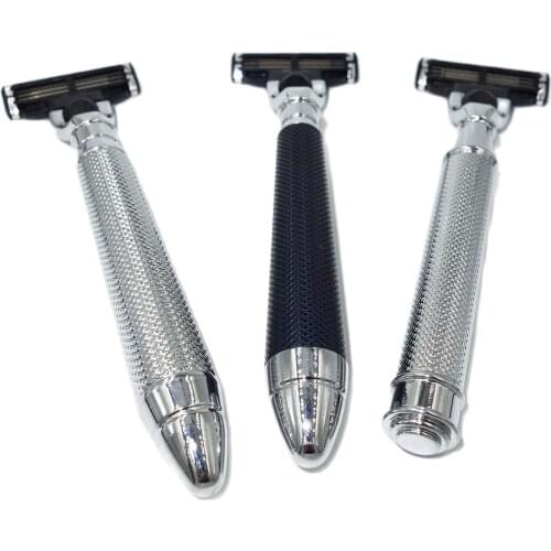 WLONG New Design Durable Safety Razor Handle in 3 Colors for Men Shaving Tool Gift