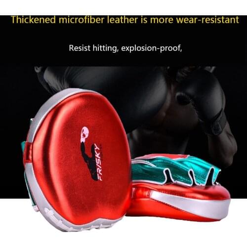Microfiber Leather Boxer Target Muay Thai Taekwondo Practice Small Hand Target Fighting Sanda Target Baffle Boxing Arc Target