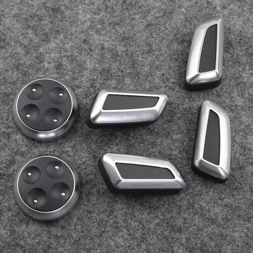 6pcs Seat Adjustment Knob Button Switch For VW Jetta MK5 GTI Passat B7 CC Tiguan for Audi Q3 Q5 A3 A4 A5 A7
