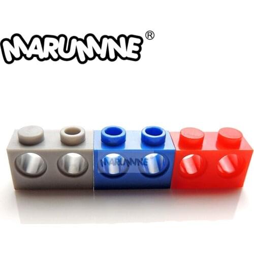MARUMINE Technic Brick 1 x 2 with Holes 32000 Building Blocks 100 pcs Magic Robot Classic Gift Educational Toys For Children