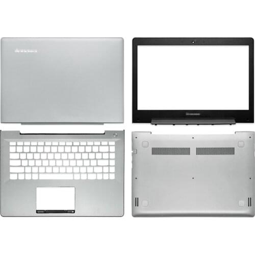 NEW Silver Laptop For Lenovo Ideapad S41-70 S41-75 S41-35 U41-70 U31-70 LCD BACK Cover/Front Bezel/Palmrest/Bottom Case