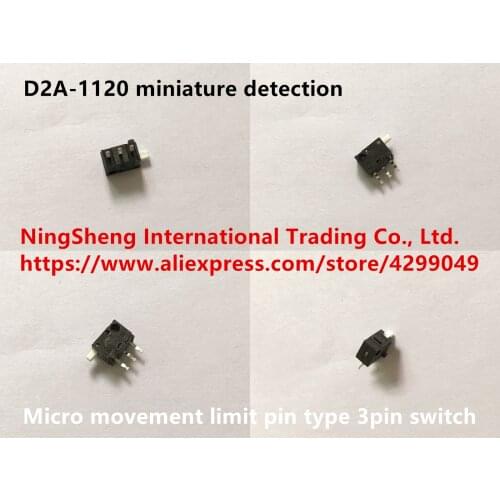 Original new 100% D2A-1120 miniature detection micro movement limit pin type 3pin switch