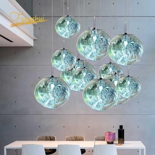 Modern Design Melt Lava LED Pendant Lights Lighting Dining Room Loft Light Home Living Room Hanging Lamp Bedroom Hanging Lights