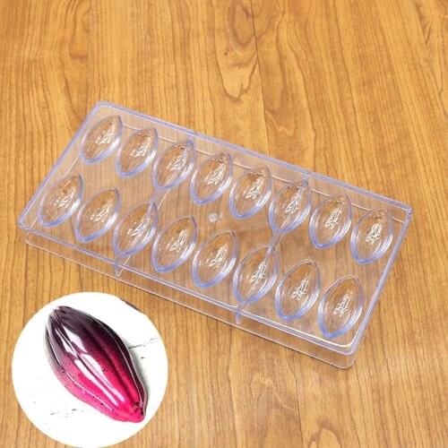 Transparent Plastic Acrylic Mold Chocolate Maker Polycarbonate PC DIY Diamond Candy Molds Mould 1pc