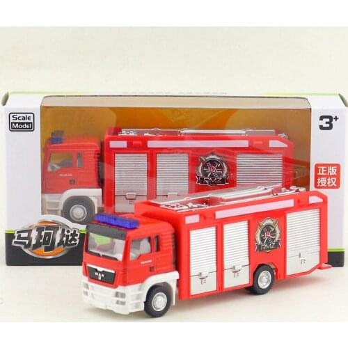RMZ City/Diecast Toy Car Model/1:64 Scale/MAN Fire Engine Truck Tractor/Vehicle Educational Collection/Gift/Kid/Original Box