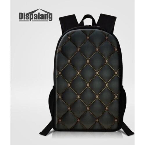 Dispalang Sofa Skin Pattern 16 Inch Backpack for Men Women Rucksacks School Bags For Teenagers Girls Kids Travel Shoulder Bag
