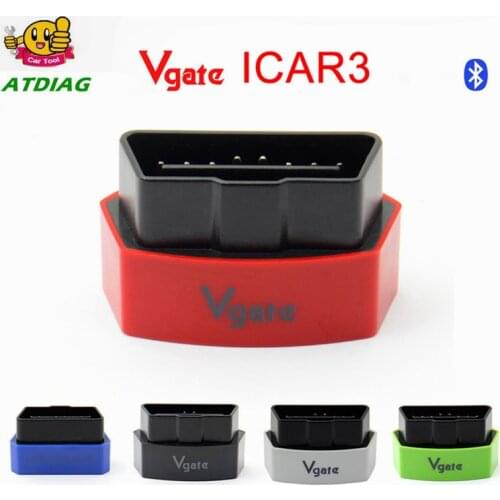 ELM327 Vgate Bluetooth iCar3 V2.1 code reader Supports Android Torque ELM 327 iCar 3 BT Vgate OBDII Diagnostic Tool Interface
