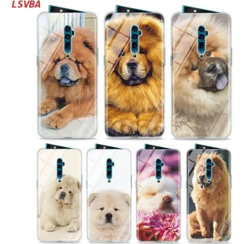 Silicone Cover Cute Chow Chow dog for OPPO Reno Z 10X Zoom F11 F9 F7 F5 A7 R9S R17 R15 Realme X2 2 C2 K3 K5 Pro Phone Case
