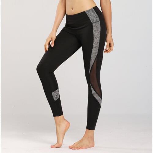 Women Leggings Slim Elasticity Leggings Fitness Hole cuttin leggins Woman Pants Leggings Strength black motion Splicing new