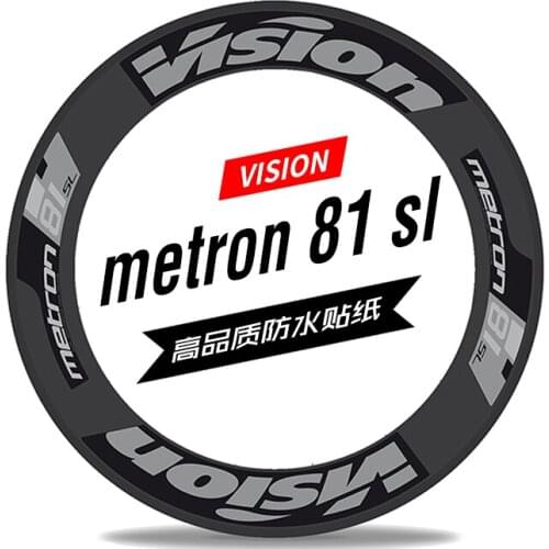 18 new vision 81 sl wheel set stickers road bike carbon cutter ring rim waterproof mt81/88