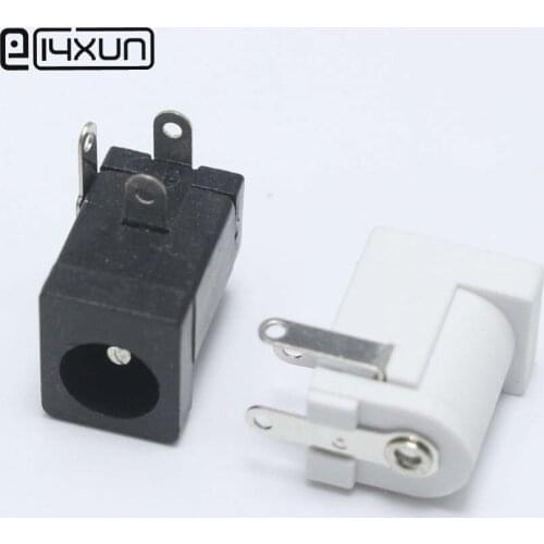 10PCS 5.5*2.1 / 5.5*2.5mm DC Power jack Switch Connector 0.5A 30V 3Pin DIP Audio Panel Mounting Socket for TV LCP PDP PC ect