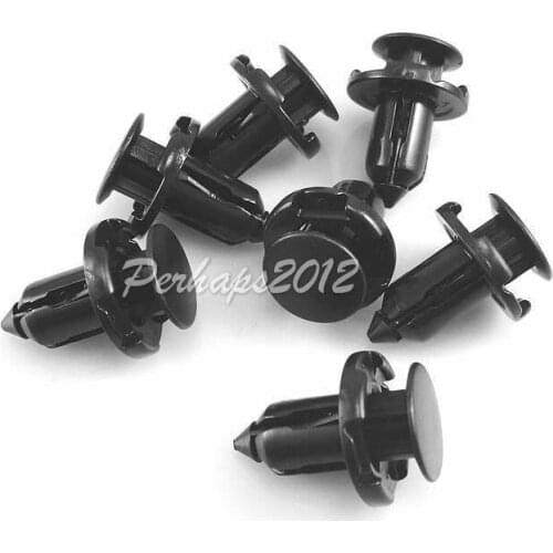 100x Plastic Rivet Fastener Fender Retainer Push Clips MR200300 Fits 9 mm Hole for Honda & for Mitsubishi 1998On
