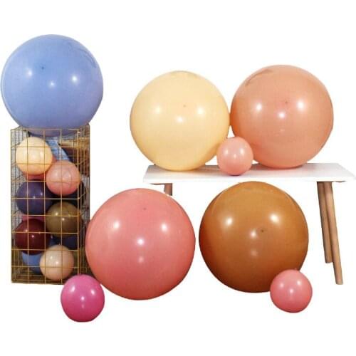 18 inch big balloon retro color latex balloon birthday party proposal confession wedding room decoration scene layout balloon