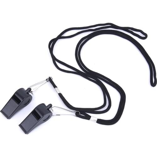 2Pcs Professional Coach Whistle Sports Football Basketball Referee Training Whistle Outdoor Survival With Lanyard