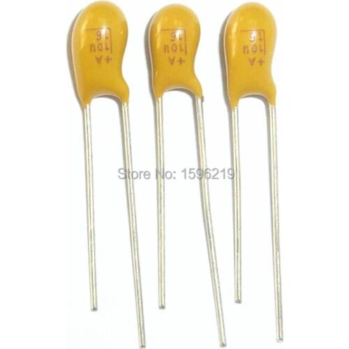 20pcs Tantalum capacitor 10uF 16V Brand New 16V10uF DIP Radial