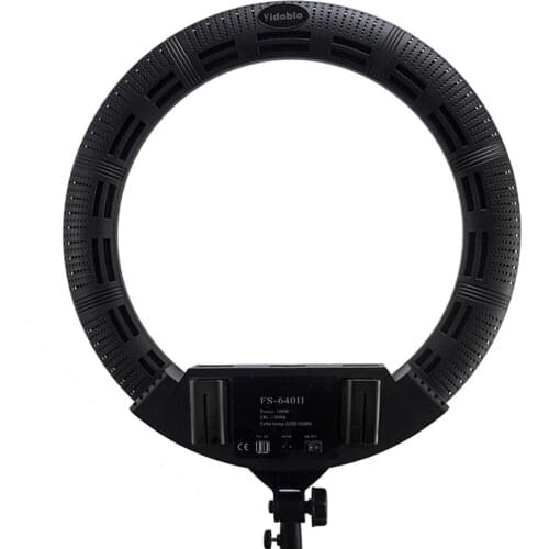 22 Inch LED Ring Light Led Lamp 100W Yidoblo FS-640SII with Mirror Make-up for Video Studio Photo Photography Lighting Live Show