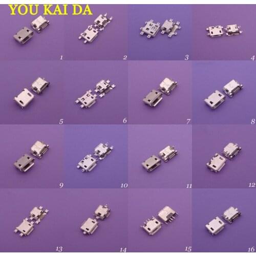 32 models 64pcs micro usb jack 5p 5 pins mini usb connector for Samsung HTC Lenovo ZTE...mobile phone tablet pc mid