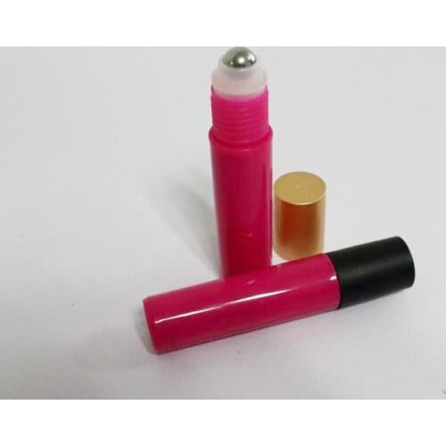 50pcs 10ml Empty Roll On Bottle Liquids Fragrance Perfume Oil Bottle with stainess ball