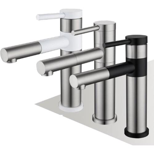 JULIN CHU White Bath Mixers