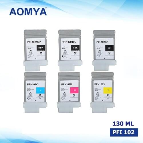 Pfi 102 cartridges Any Color for Canon Printer iPF500/510 iPF600/605/610 iPF700/710/720/760 iPF650/655 iPF750/755