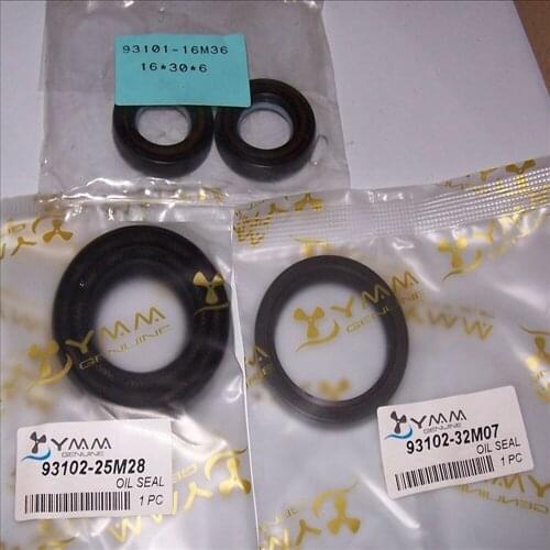 Free shipping crankshaft oil seal set No. 93102-32M07/25M28/16M36 for Yamaha outboard motor 2 stroke 30 hp outboard motors