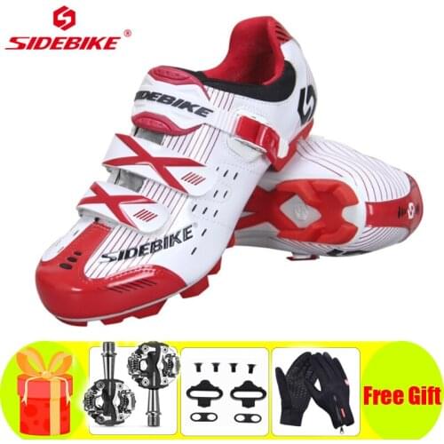 Sidebike New Cycling Shoes Men Sapatilha Ciclismo MTB Ultralight Bicycle Sneakers Self-locking Professional Breathable Shoes