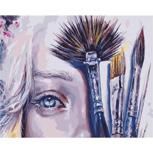 Etiquette Love Paint By Numbers For Adults Children Seaside Town Diy Handpainted Oil Painting Landscape Picture Home Wall