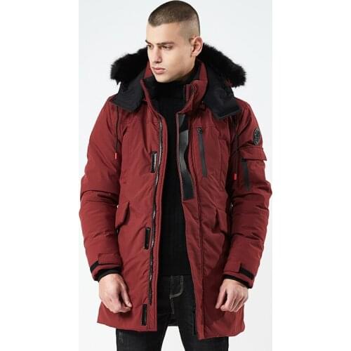 New Arrival Fashion Warm Outwear Winter Jacket Men Windproof PARKAS Hood Brand Mens Clothing