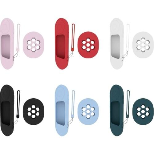 Shockproof Silicone Case Exquisite Set-top Box +Remote Control Protective Cover for-Google Chromecast TV 2020 Remote Control She