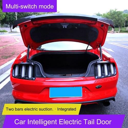 QHCP Car Electric Tail Gate Lift Tailgate Assist System One Foot Activated Sensor Triggers Hands-free For Ford Mustang 2015-2020