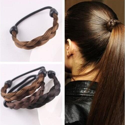 New Headwear Hair Circle Hairband Ponytail Holder Bracelets Hair Accessories For Women Styling Tools
