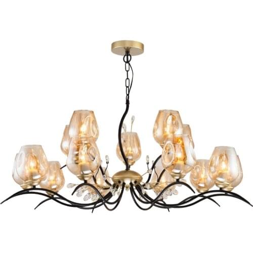 Modern Chandelier Lighting Living Room Crystal Chandelier Dining Room Antique Style Chandeliers Bedroom Lustre Glass Chandelier