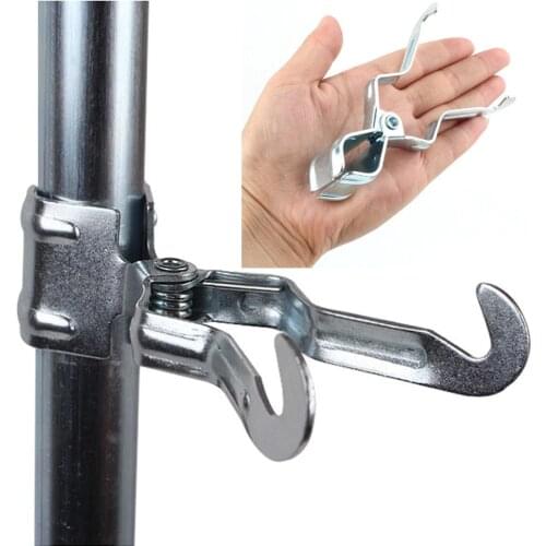 Outdoor Multi Tools Metal Iron Clip Paper Tissue Hanging Hook Clip Camping Tent Accessories