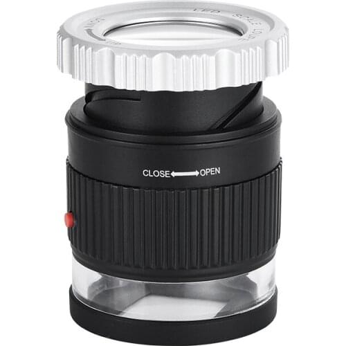 Magnifying glass identification special 100 high magnification Wenwan pigeon eye jewelry macro gem Moutai