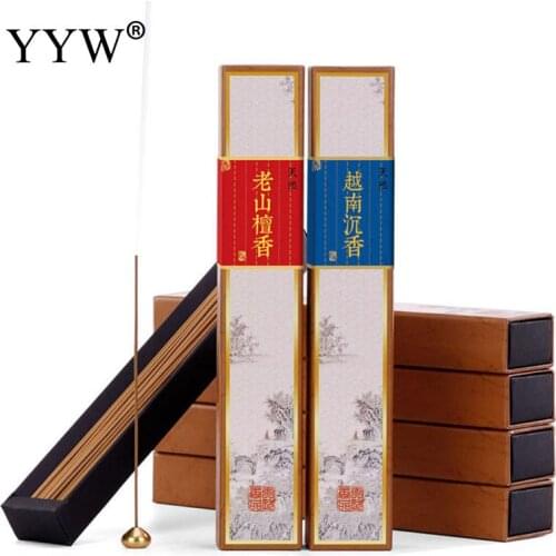 Incense Sticks Vietnam Incense Aloes Sandalwood Laoshan Fragrant Jasmine Aromatic Stick Aroma Scented Approx 100pcs/Box