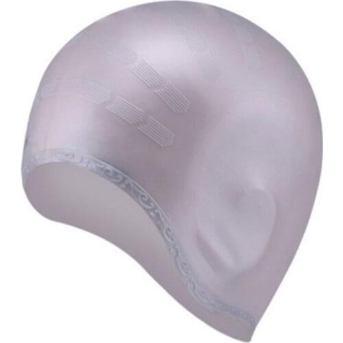 Swim Pool Water Sport Waterproof Silicone Diving Swimming Cap Long Hair Protection Ear Cup Swim Caps Hat For Women Men