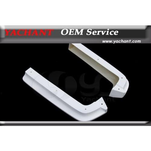 Fiber Glass FRP Rear Caps Fit For 1999-2002 Skyline R34 GTT 2D 4D NI Style Rear Bumper Spats Corners ONLY Fit GTR-Style Bumper