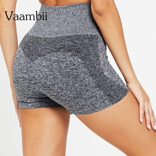 Womens Workout High Waist Shorts 2020 Short Skort For Women Clothing Gym Seamless Sports Shorts Leggings Yoga Biker Shorts
