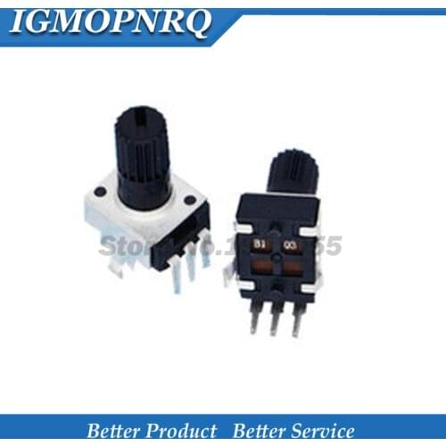 10PCS RV09 B10K B103 Potentiometer Adjustable Resistance 12.5mm Shaft 3 Pins 0932 Vertical adjustable trim pot WH09
