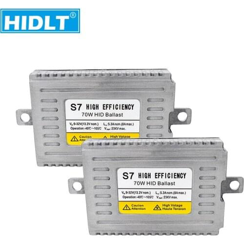2021 HIDLT High Power 12V 24V 70W HID DLT Xenon Ballast Block Ignition For Truck Car Headlight Xenon H7 H3 H11 HID BLOCK S7 HID